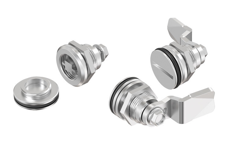 Especially designed for floor mounting: new EMKA sash fastener lock with cover